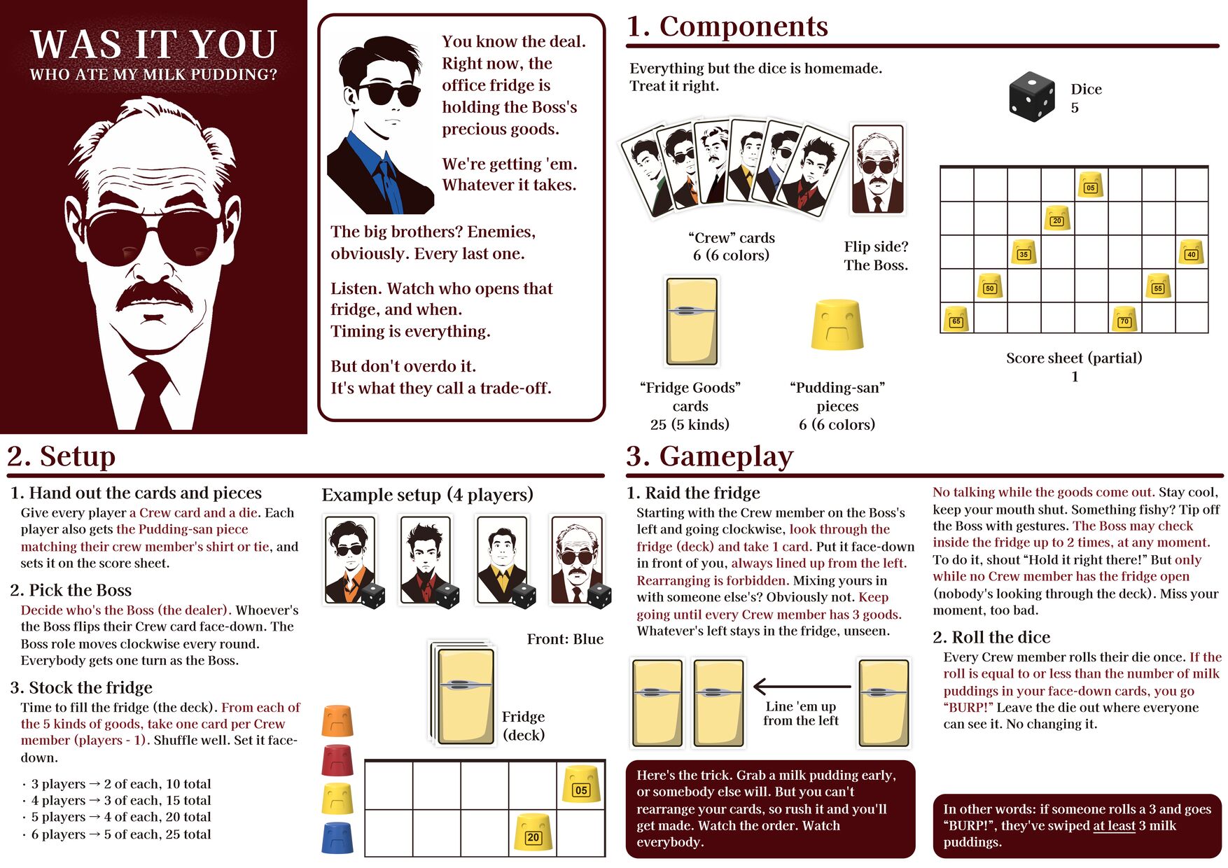 Rulebook (front)